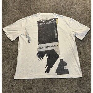 Maison Margiela/ DEFILE logo T-shirt White Size 52